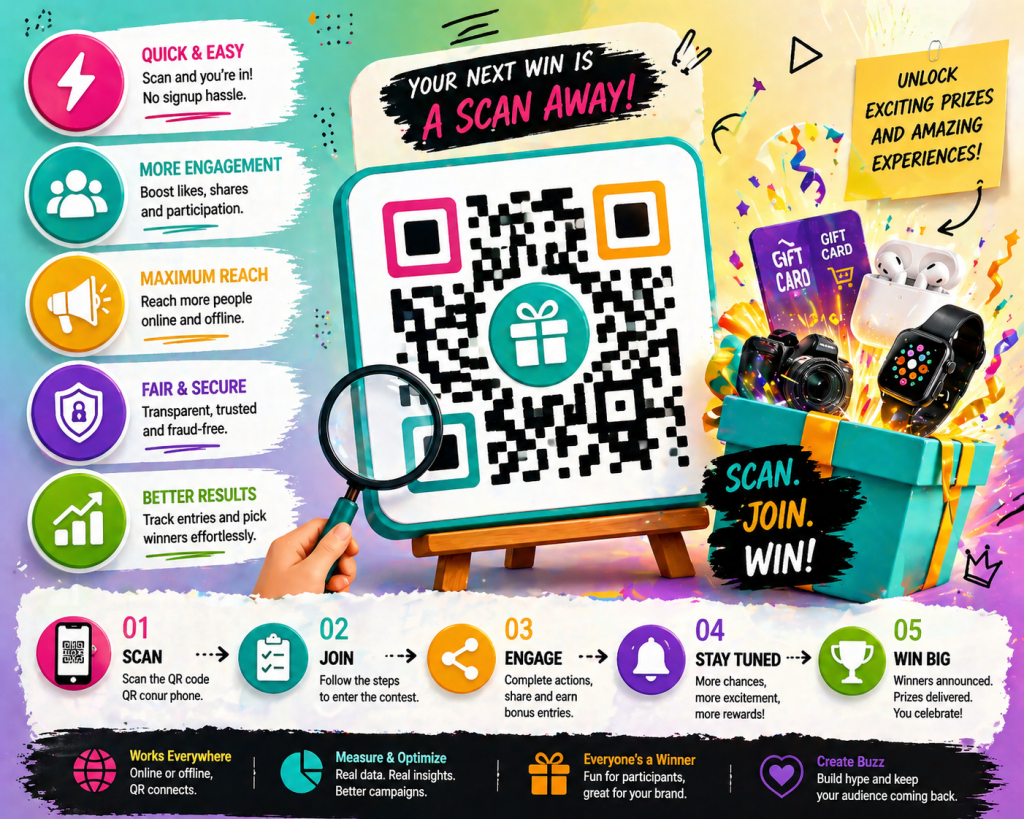 Smart Use of QR Codes for GiveawaysContests