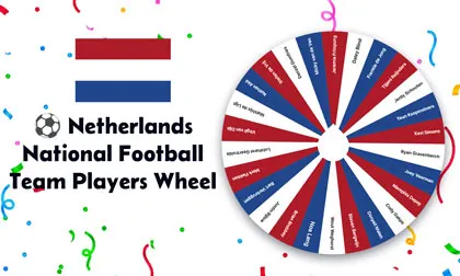 Netherlands National Football Team Players Wheel
