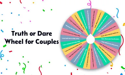 Truth or Dare Wheel for Couples